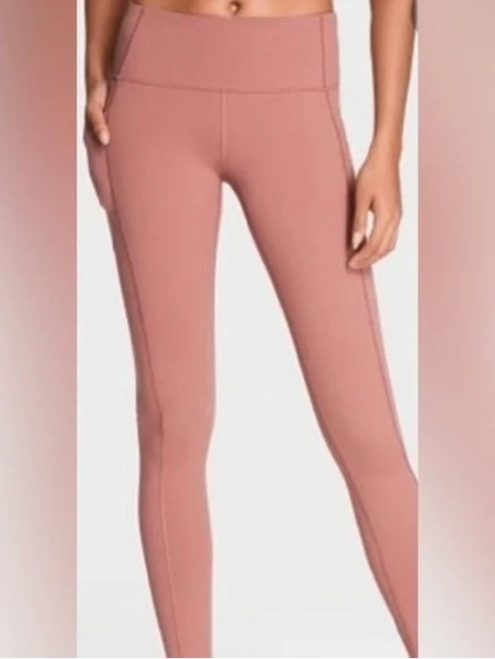 Victoria Secret knockout leggings Light Pink High-Rise with mesh